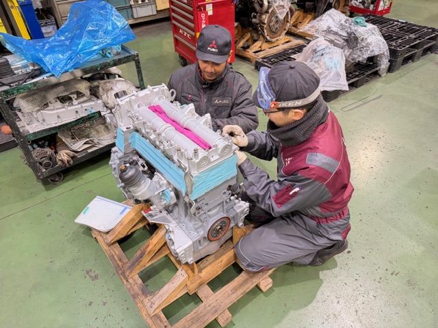 部品点検作業